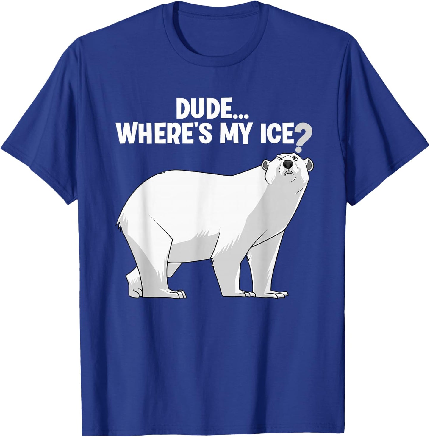 Best Polar Bear Design Boys Kids Polar Bear Lover T-Shirt - T-Shirt | Royal