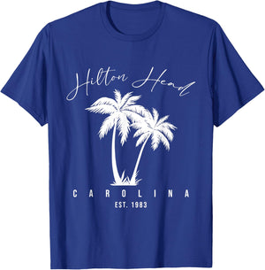 Hilton Head Island SC | Hilton Head South Carolina Gifts T-Shirt - T-Shirt | Royal