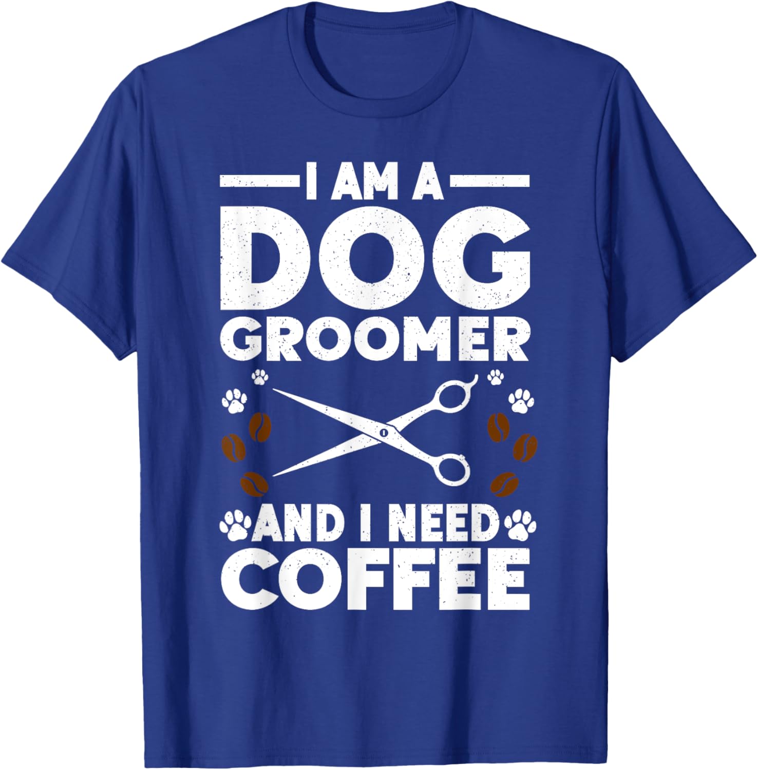 Cool Dog Groomer Art Women Dog Grooming Pet Groomer T-Shirt - T-Shirt | Royal