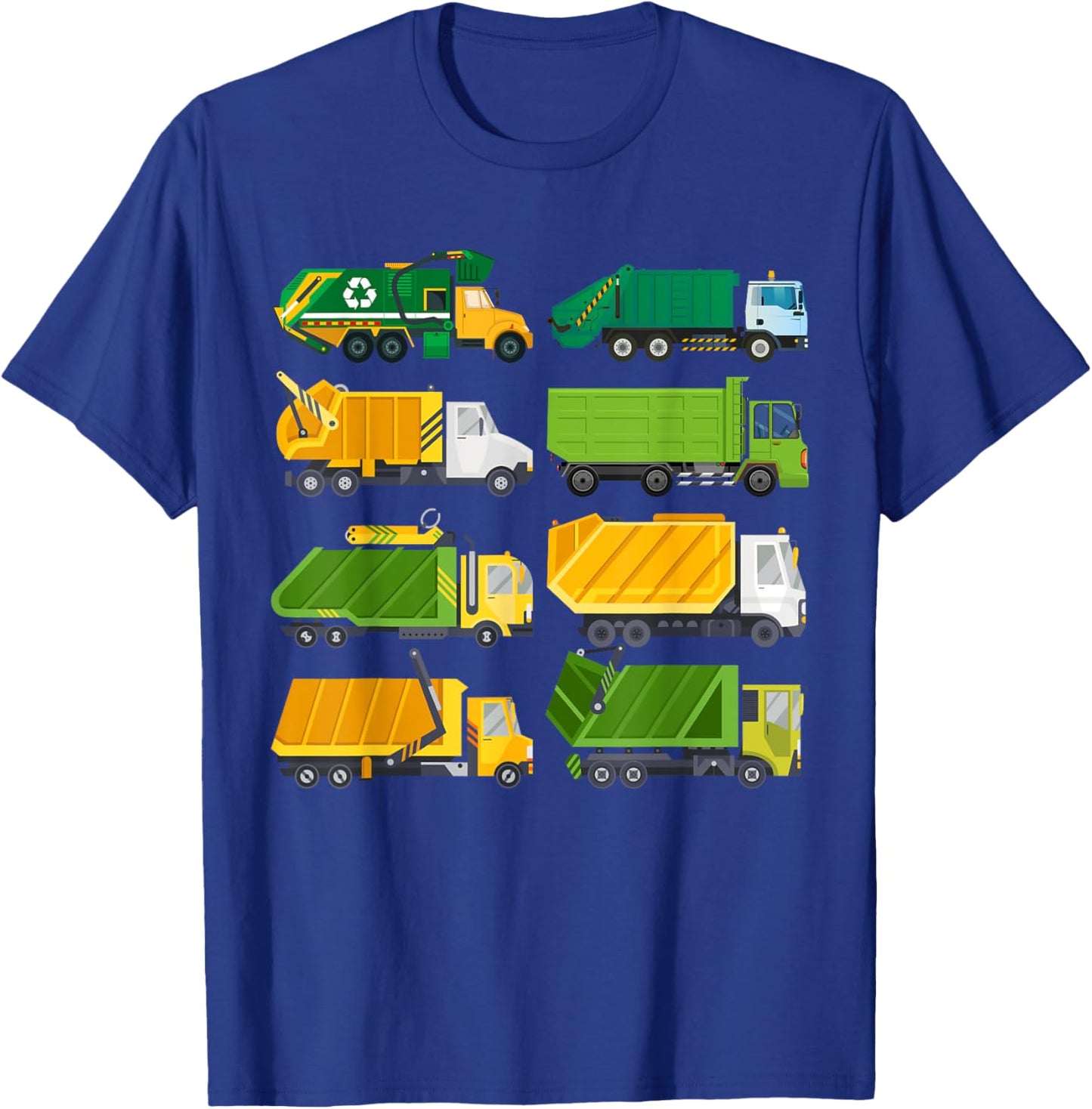 Funny Garbage Truck For Toddler Boys Kids Trash Recycling T-Shirt - T-Shirt | Royal