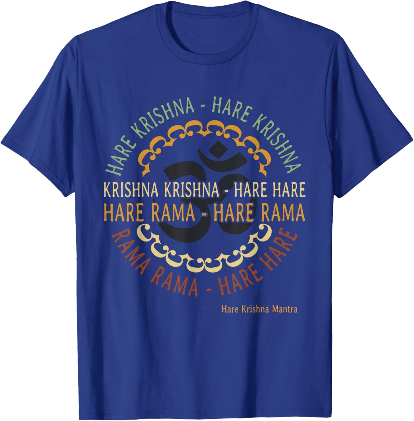 Hare Krishna Shirt Spiritual Hare Krishna Mantra T-Shirt - T-Shirt | Royal