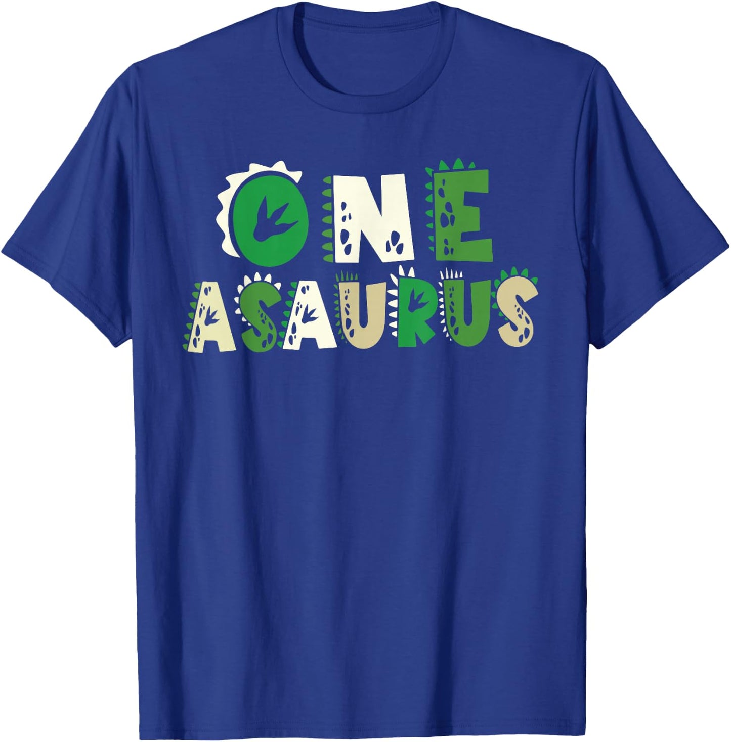 1st Birthday Dinosaur Oneasaurus Cute First Birthday Kids T-Shirt - T-Shirt | Royal