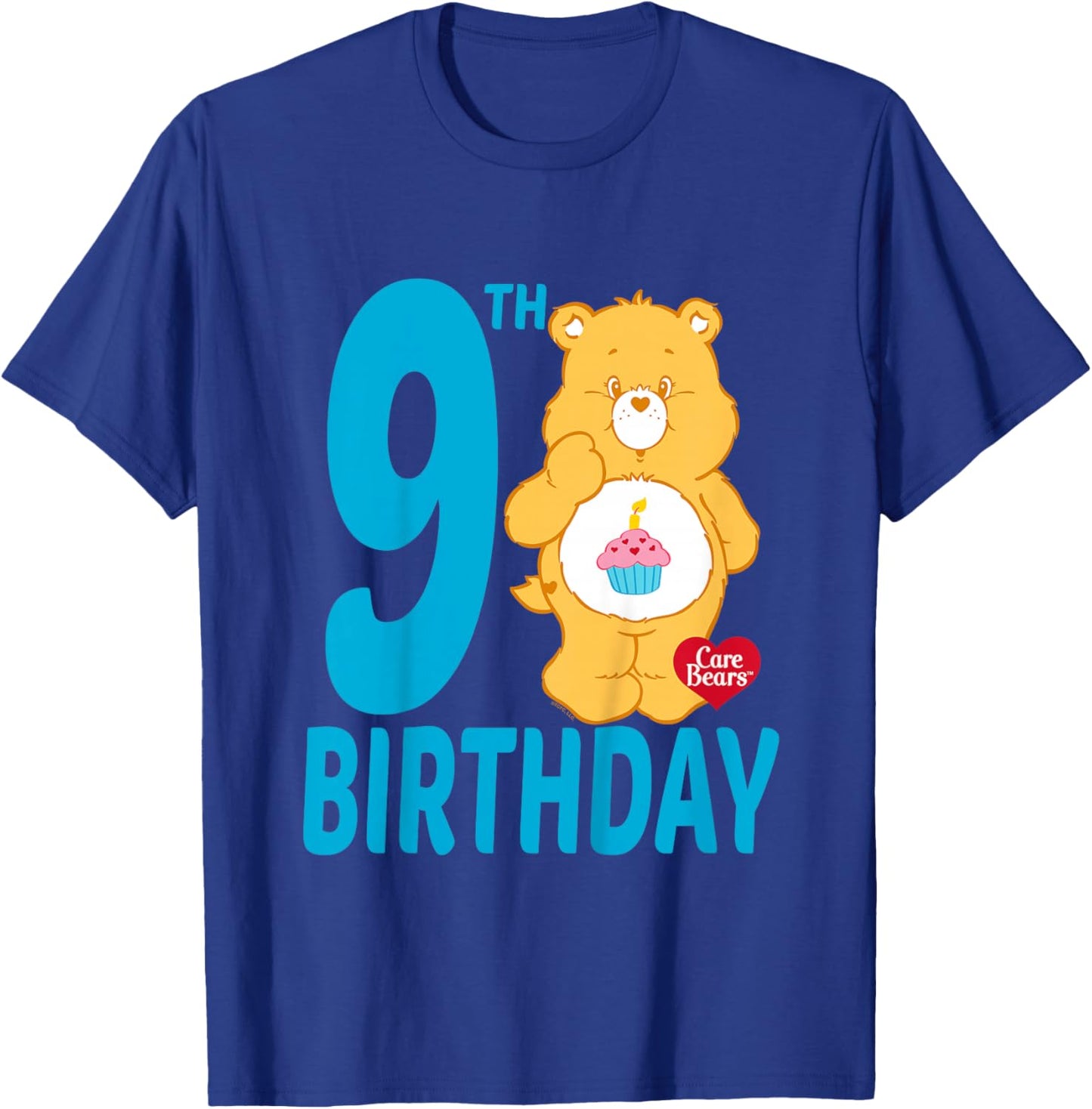 Care Bears Birthday Bear Celebrates A 9th Birthday T-Shirt - T-Shirt | Royal