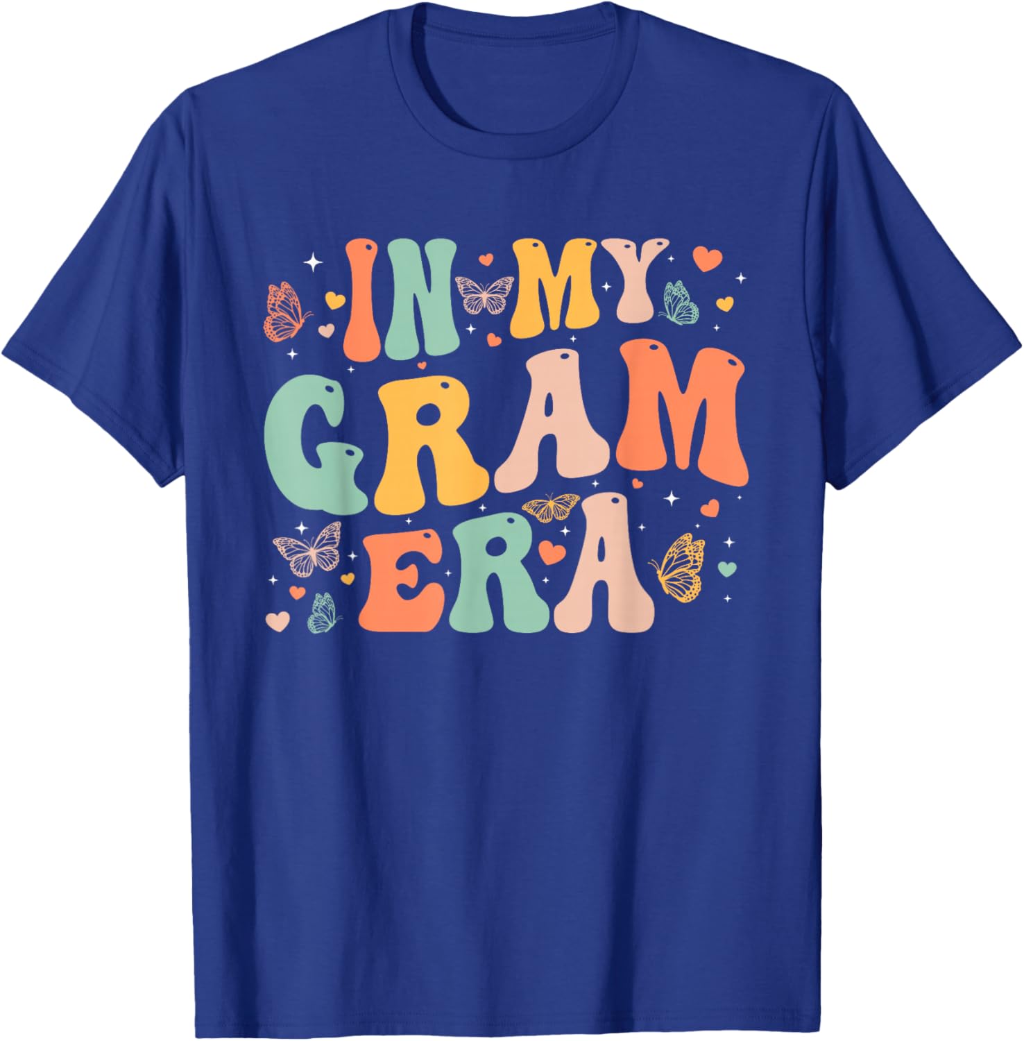 Retro Groovy In My Gram Era Mother's Day Gifts Women T-Shirt - T-Shirt | Royal