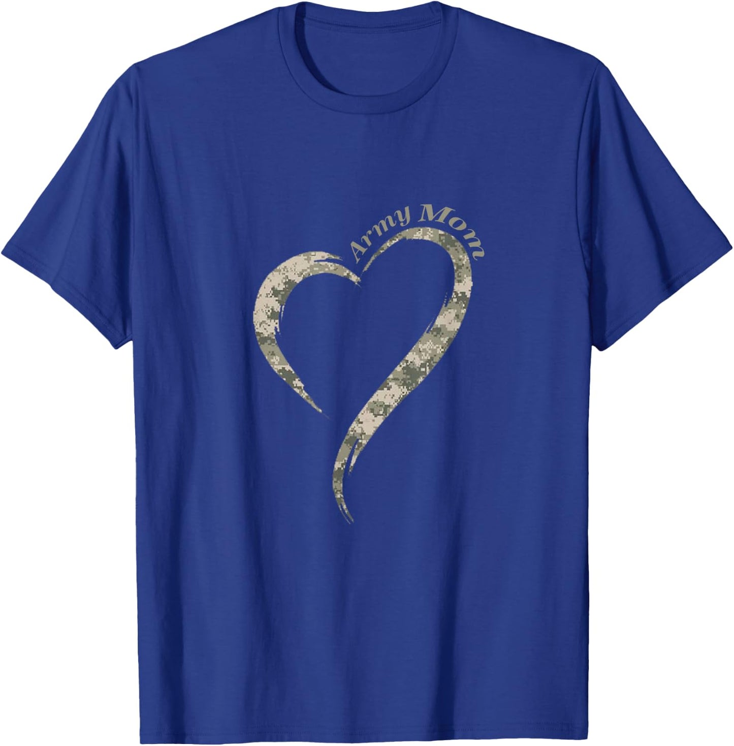 Proud Army Mom - Camouflage Shirt Army Mother T-Shirt - T-Shirt | Royal