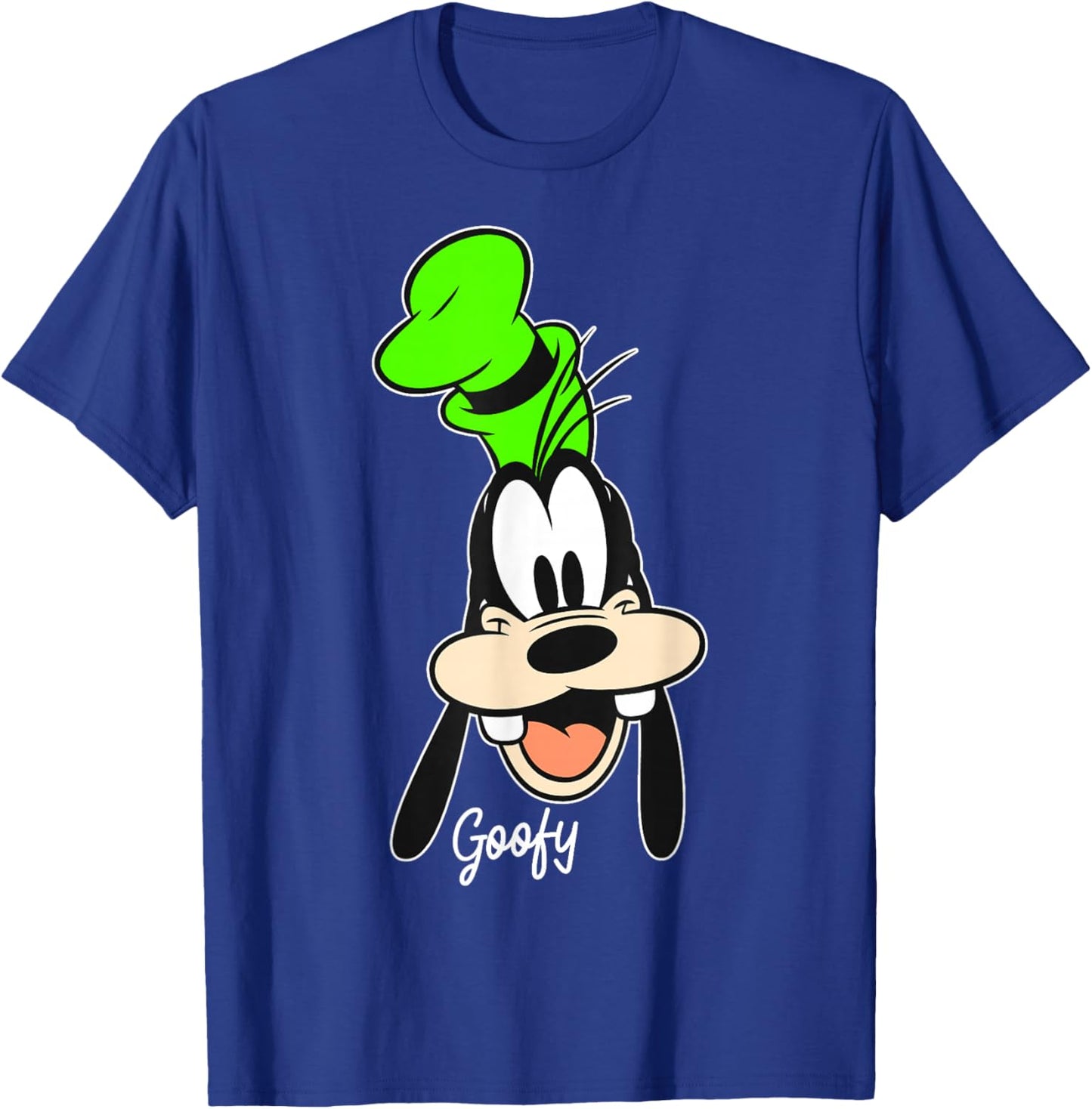 Disney Mickey and Friends Goofy Big Face Portrait T-Shirt - T-Shirt | Royal