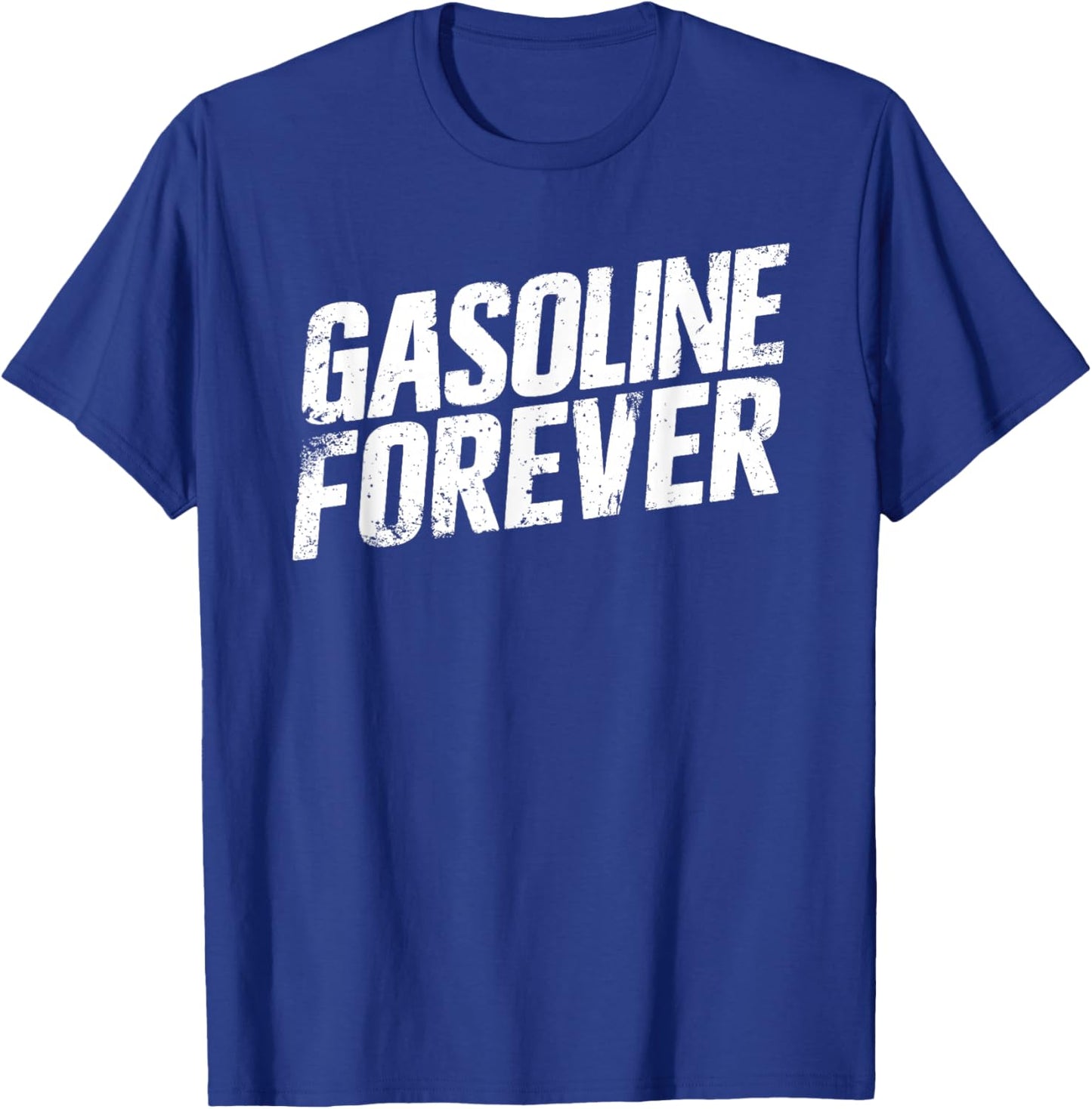 Funny Car - Gasoline Forever T-Shirt - T-Shirt | Royal
