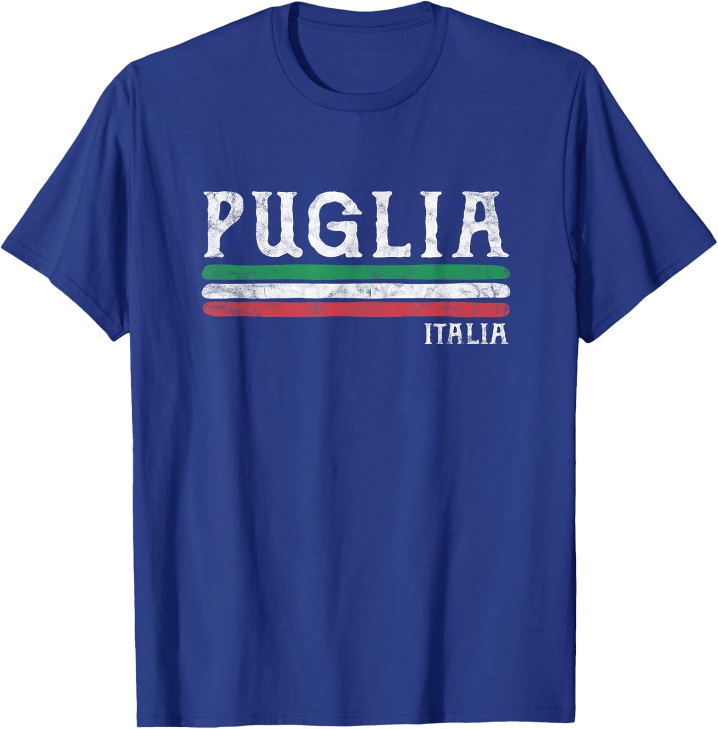 Puglia Italy Italian Flag Souvenirs Gift T-Shirt - T-Shirt | Royal
