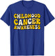 In September We Wear Gold - Childhood Cancer Awareness T-Shirt - T-Shirt | Royal