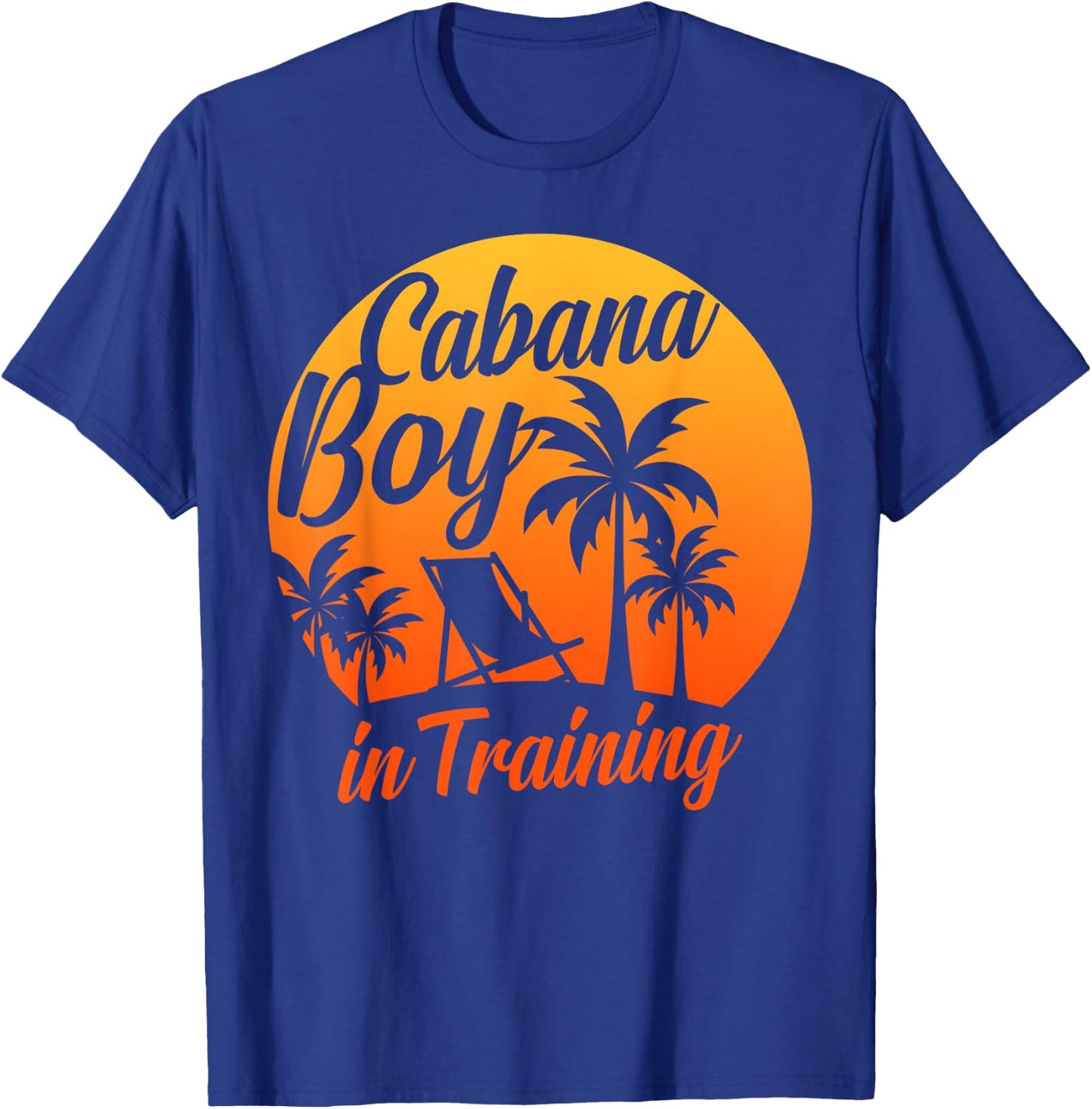 Cabana Boy In Training Pool Party Boys Gift T-Shirt - T-Shirt | Royal