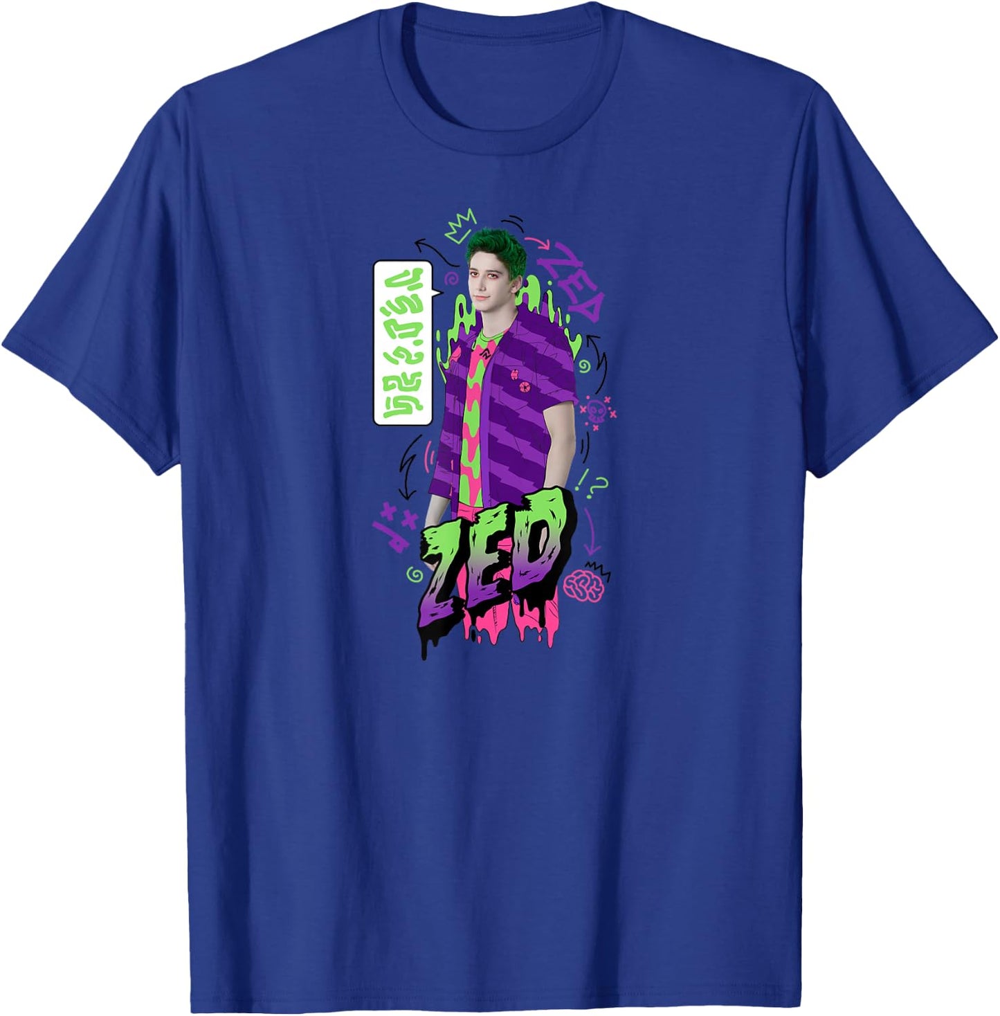 Zombies 2 - Zombie Zed T-Shirt - T-Shirt | Royal