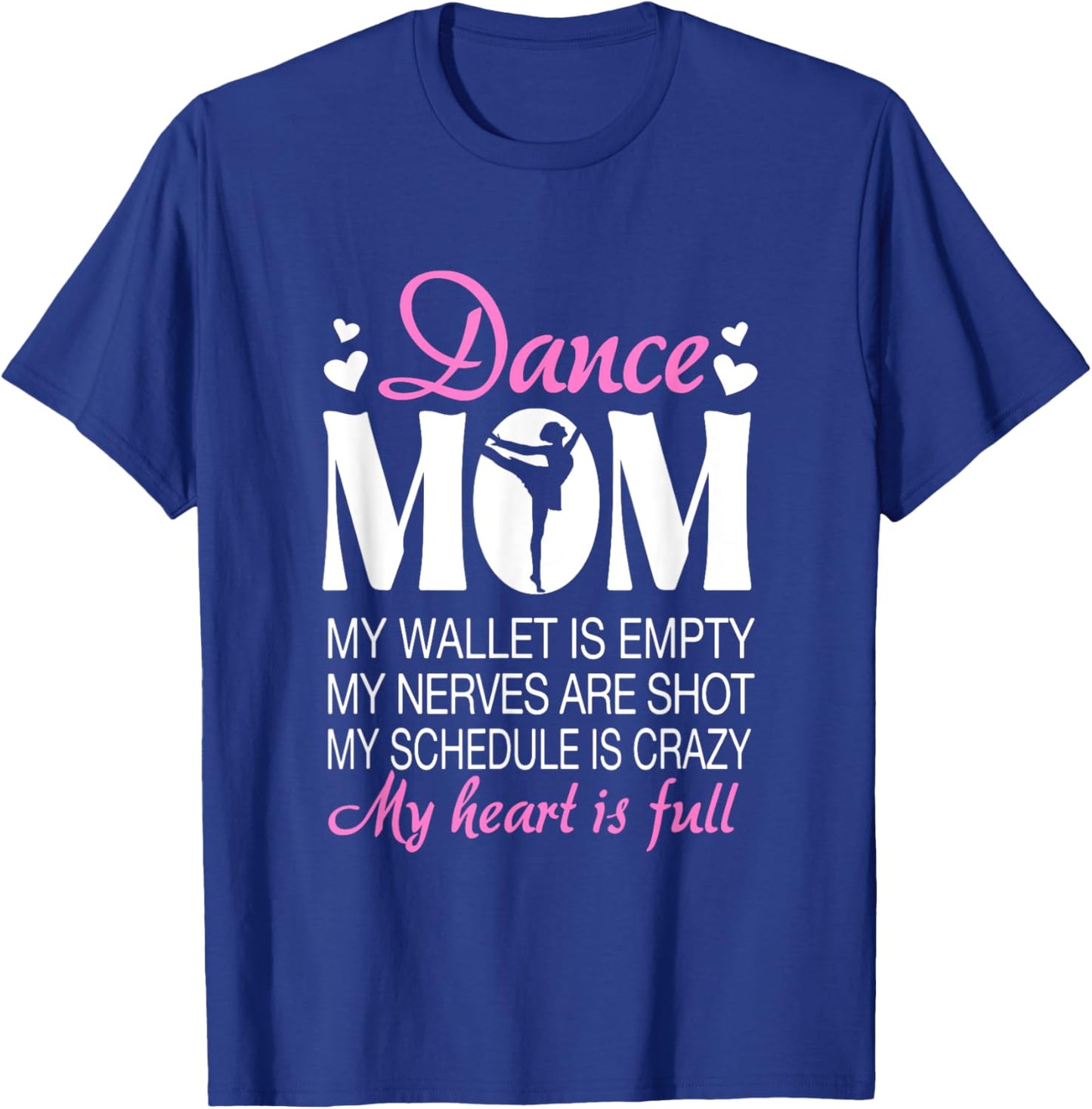 Retro Dance Mom Funny Dancing Mom Of A Dancer Mother's Day T-Shirt - T-Shirt | Royal