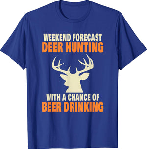 Funny Deer Hunting T-Shirt - T-Shirt | Royal