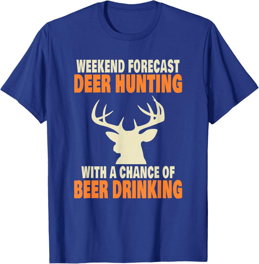 Funny Deer Hunting T-Shirt - T-Shirt | Royal