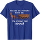 Please Be Patient with Me I'm From The 1900's Vintage Wagon T-Shirt - T-Shirt | Royal