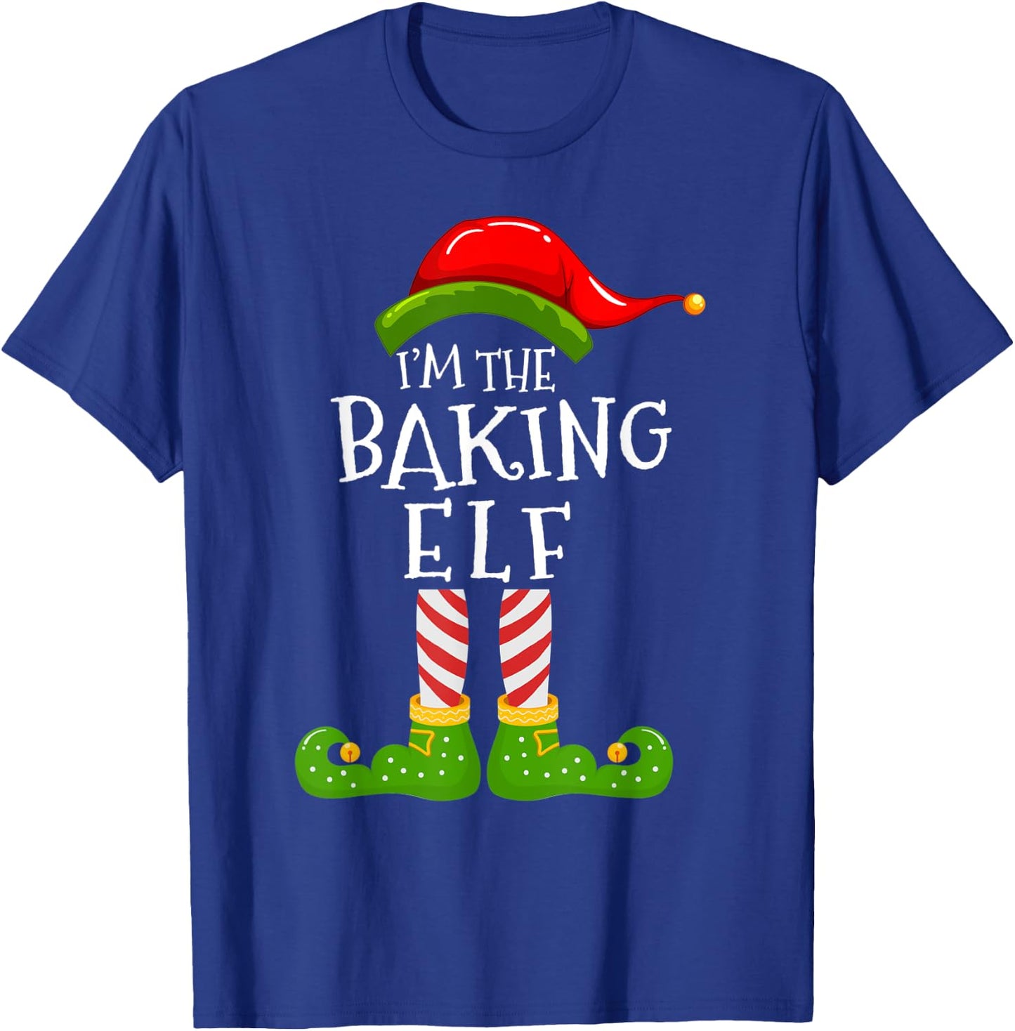 I'm The Baking Elf Group Matching Family Christmas Pyjamas T-Shirt - T-Shirt | Royal