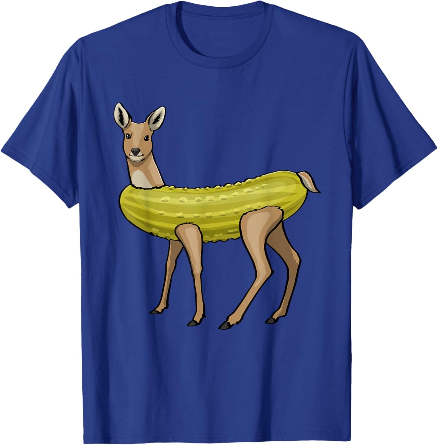 A Dill Cow, Funny Ladies, Cucumber, Deer, Love Foodies T-Shirt - T-Shirt | Royal
