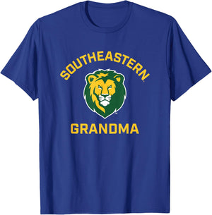 Southeastern Louisiana University Lions Arched Grandma T-Shirt - T-Shirt | Royal