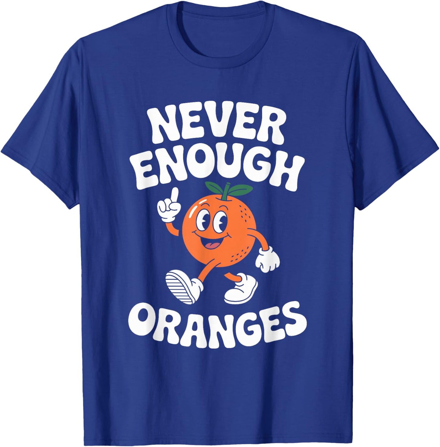 Funny Orange or Oranges Retro T-Shirt - T-Shirt | Royal