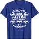 Kids Daddys Little Mechanic In Training Boys Girls Kids Toddler T-Shirt - T-Shirt | Royal