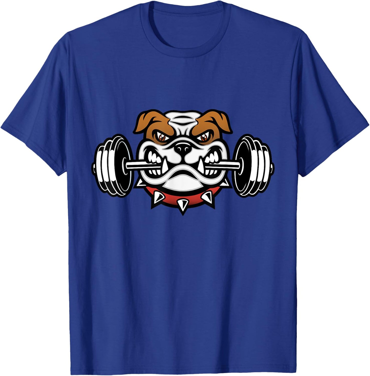 Funny Bulldog Weightlifting Fitness Gym Women Kids T-Shirt - T-Shirt | Royal
