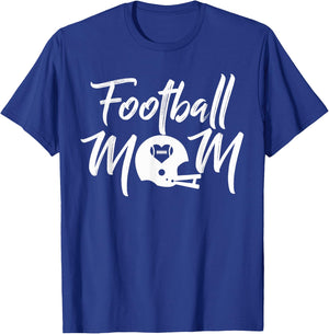 Football Mom Football Mom Football T-Shirt - T-Shirt | Royal