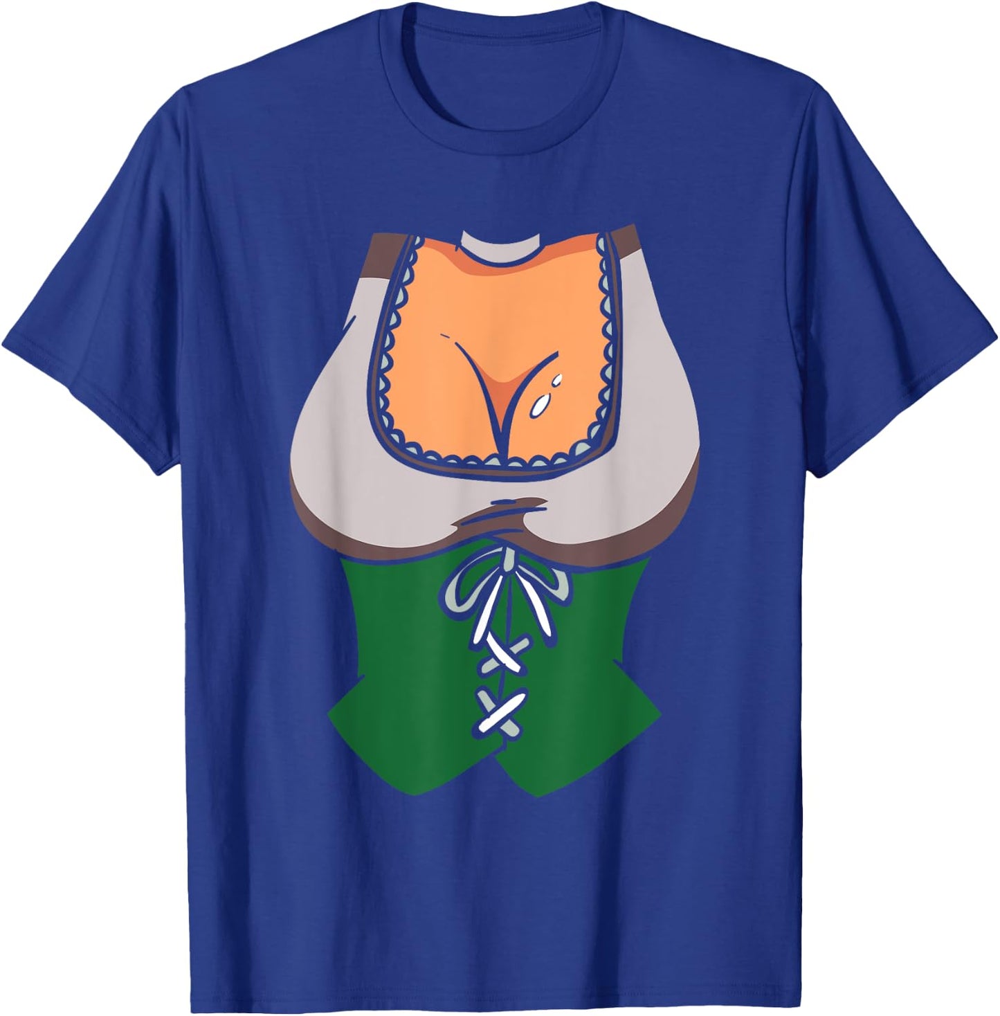 Oktoberfest German Festival Beer Drink Cartoon Beer Wench T-Shirt - T-Shirt | Royal