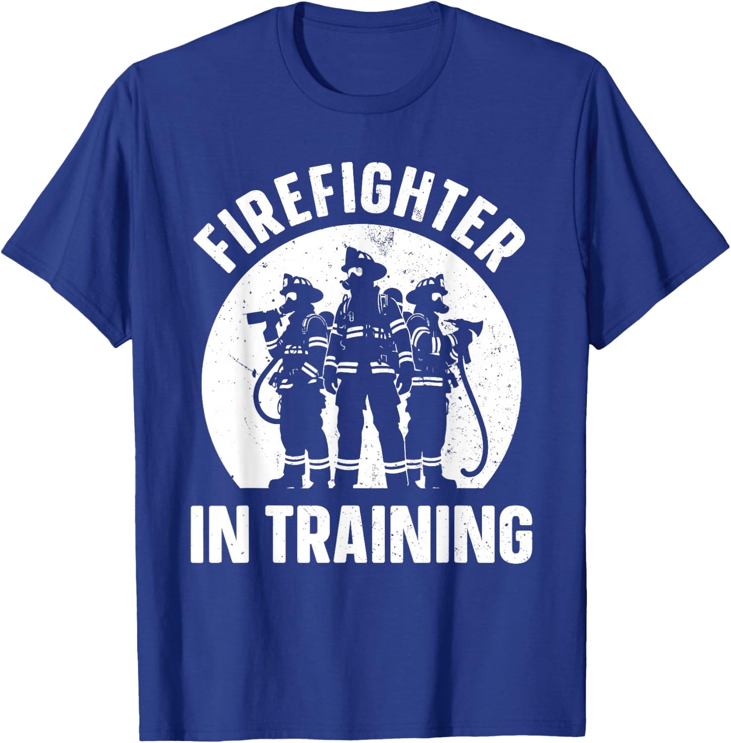 Unique Future Firefighter Art For Boys Men Kids Fire Fighter T-Shirt - T-Shirt | Royal