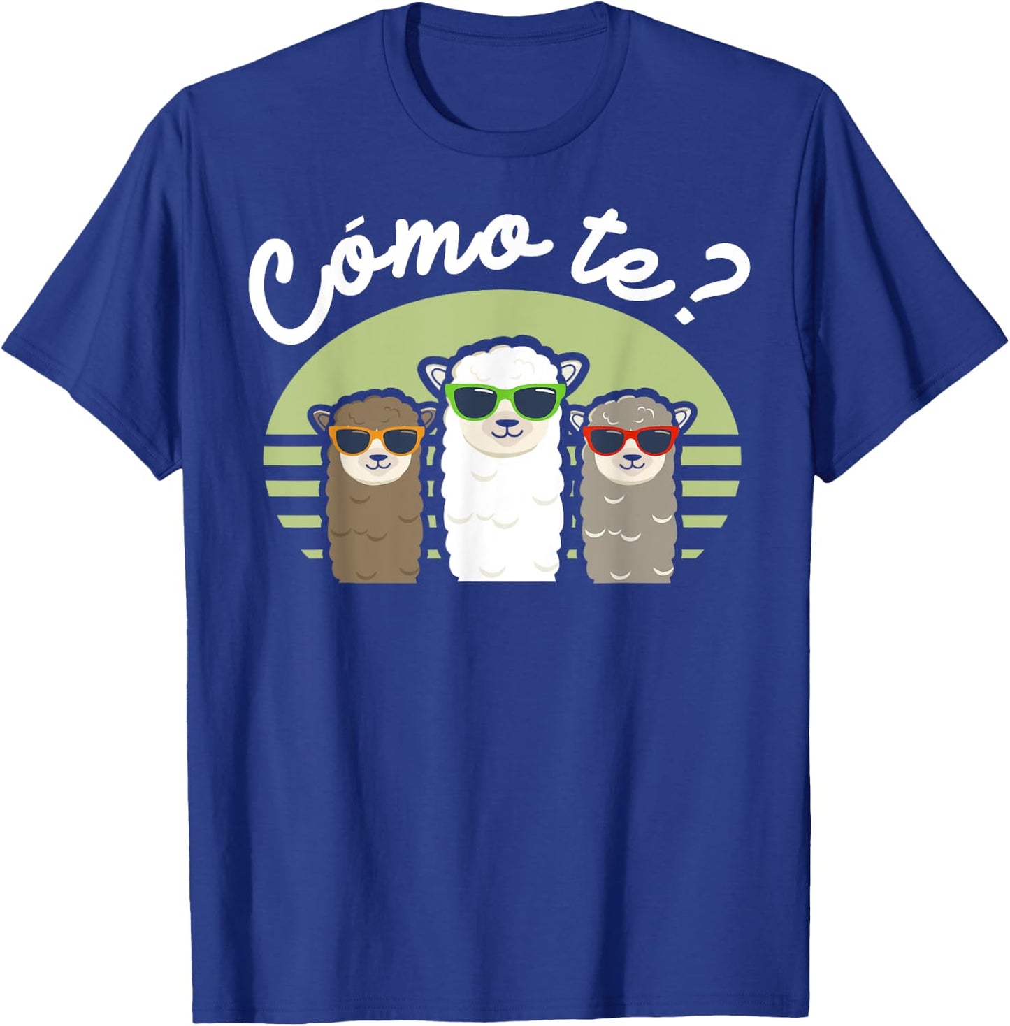 Funny Spanish gift, Como Te Llama, Llama design T-Shirt - T-Shirt | Royal
