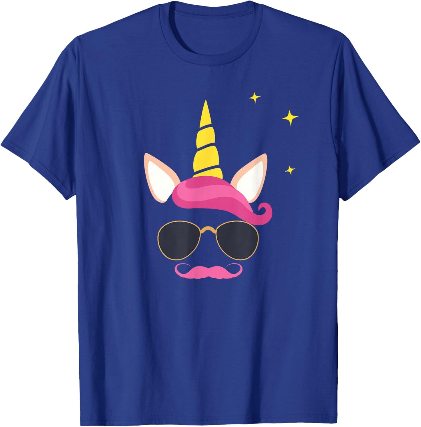 Dadicorn Best Dad Unicorn Fathers Day Funny Pink Men T-Shirt - T-Shirt | Royal