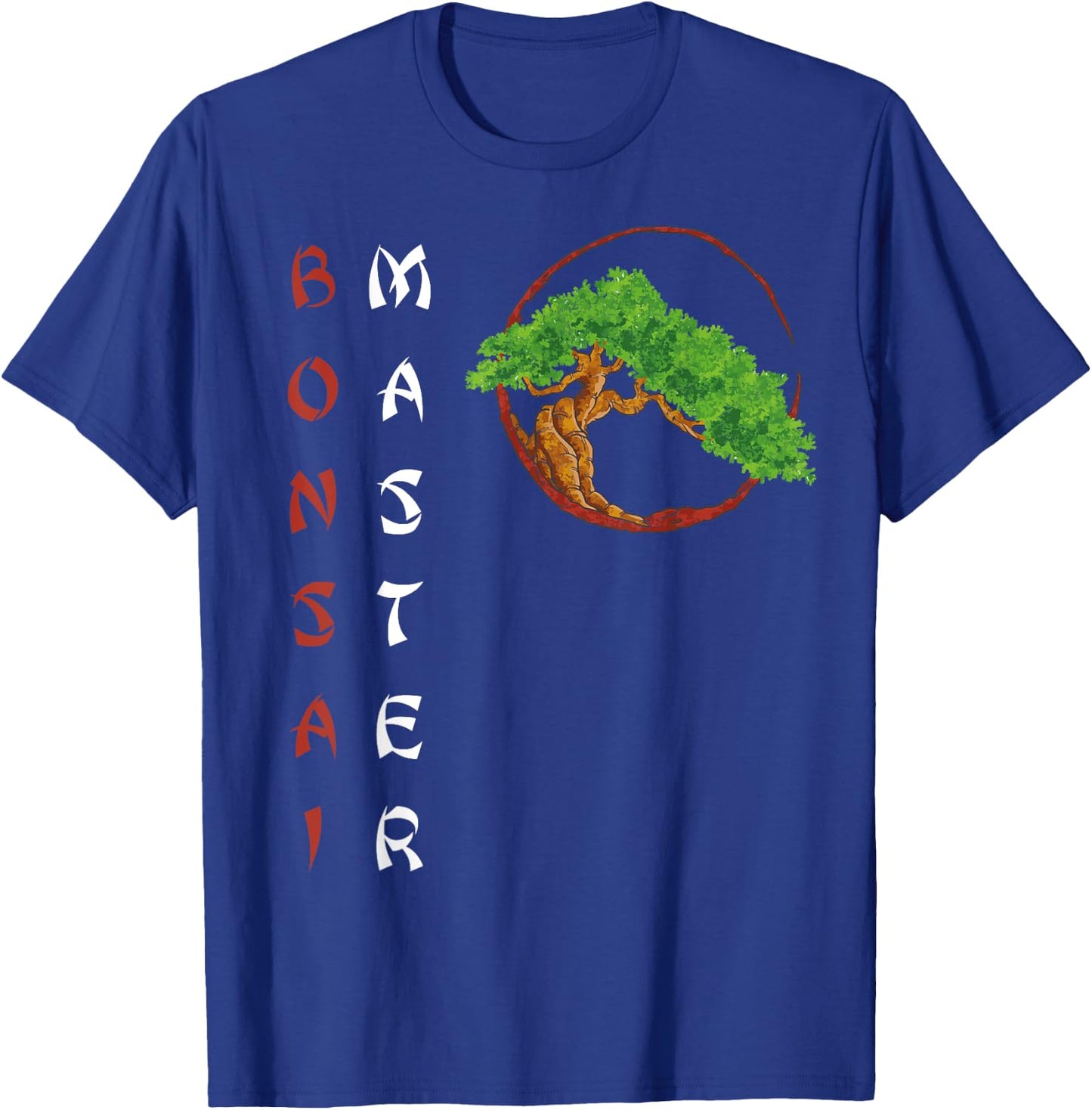 Bonsai Master Sunrise Miniature Tree Plants Trees Japanese T-Shirt - T-Shirt | Royal