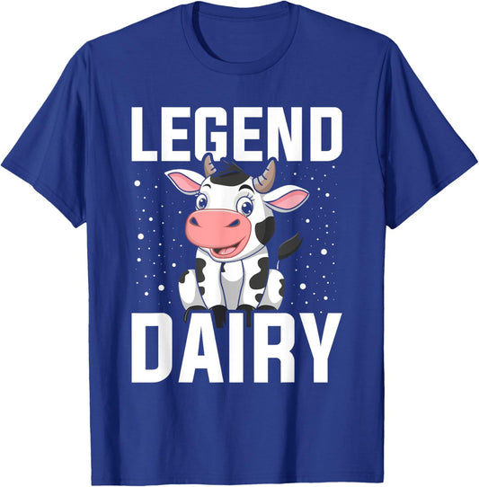 Cow - Legendairy - Cow Print - Pun T-Shirt - T-Shirt | Royal