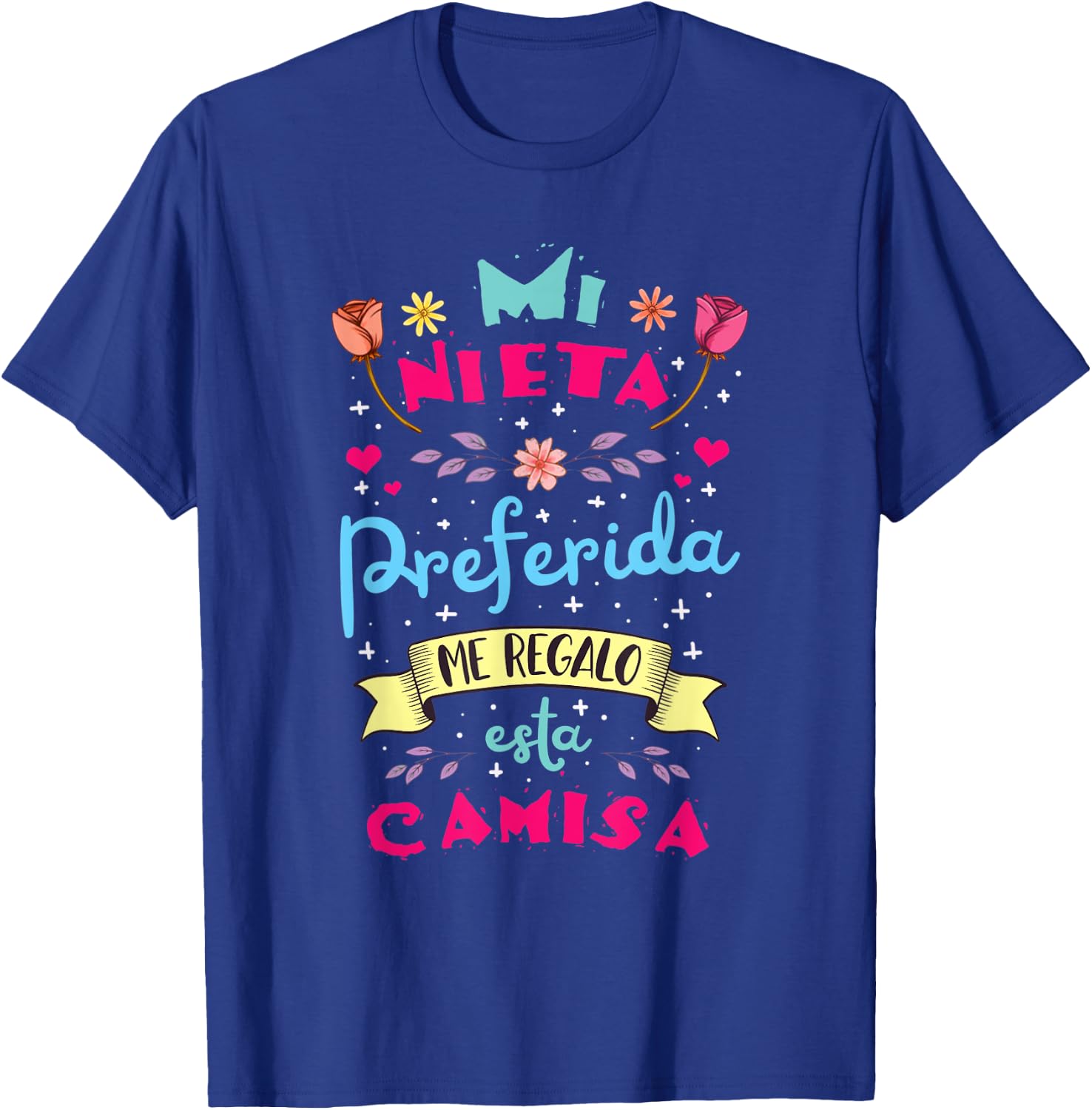 Mi Nieta Favorita regalo de cumpleanos para Abuela y Abuelo T-Shirt - T-Shirt | Royal