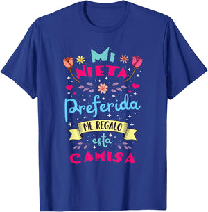 Mi Nieta Favorita regalo de cumpleanos para Abuela y Abuelo T-Shirt - T-Shirt | Royal