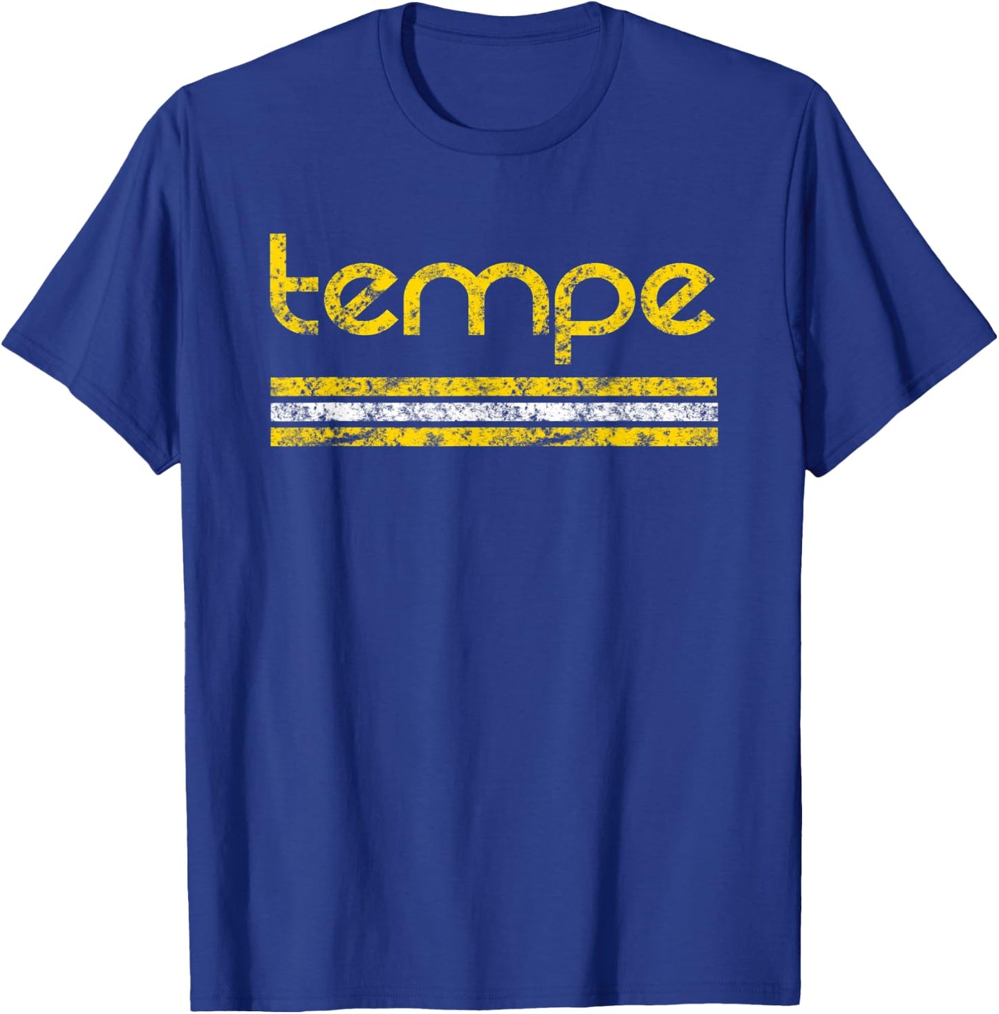Tempe Arizona Retro T Shirt Vintage Weathered T-Shirt - T-Shirt | Royal