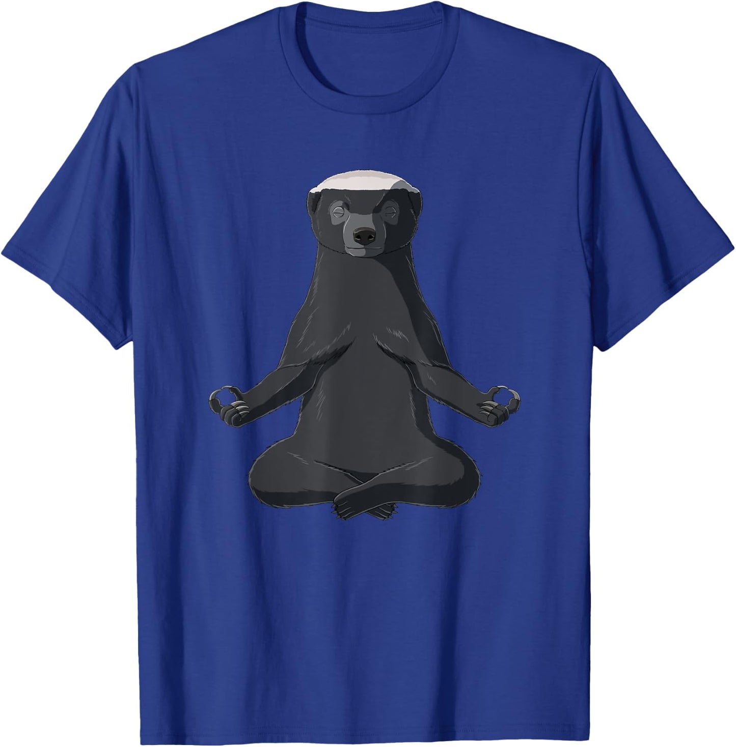 Yoga Honey Badger T-Shirt - T-Shirt | Royal