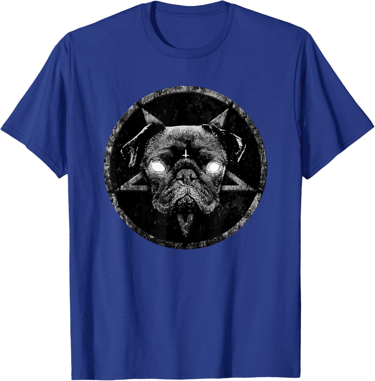 Goth Gothic Occult Aesthetic Meme Art Funny Pug Dog Women T-Shirt - T-Shirt | Royal