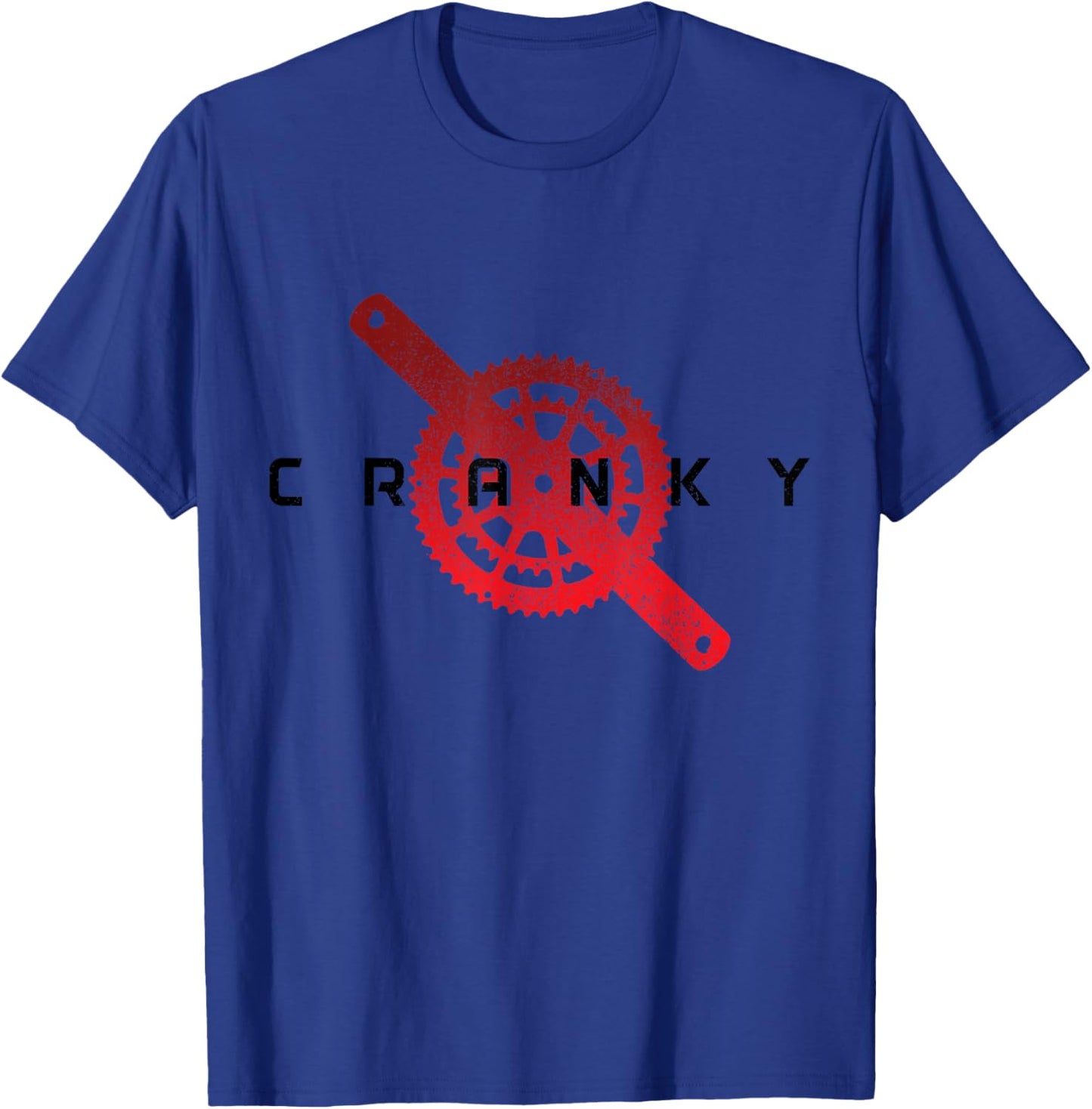 Cycling Cranky Mountain Bike Biker MTB Bicycle BMX Cyclist T-Shirt - T-Shirt | Royal