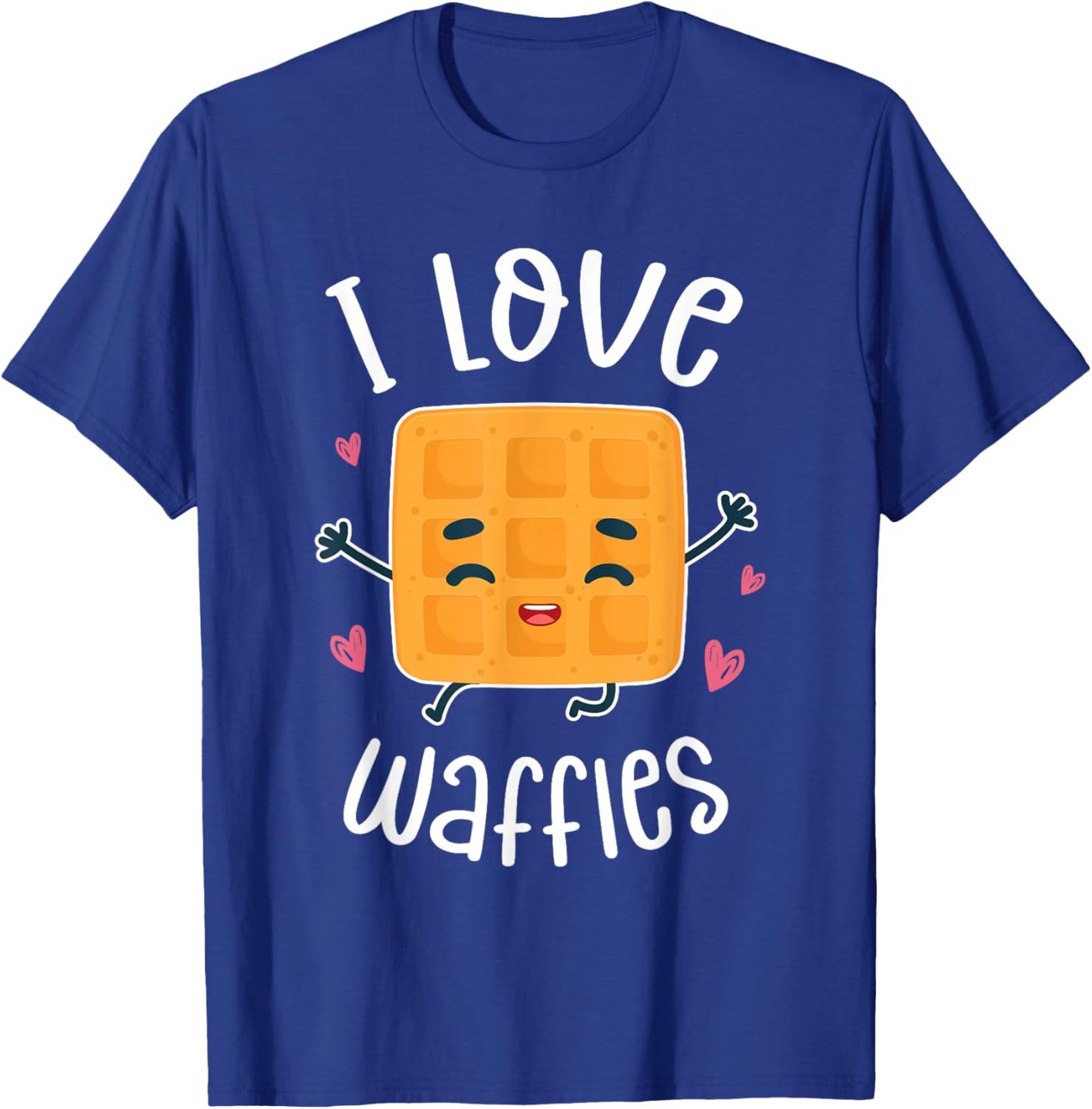 I Love Waffles T-Shirt - T-Shirt | Royal