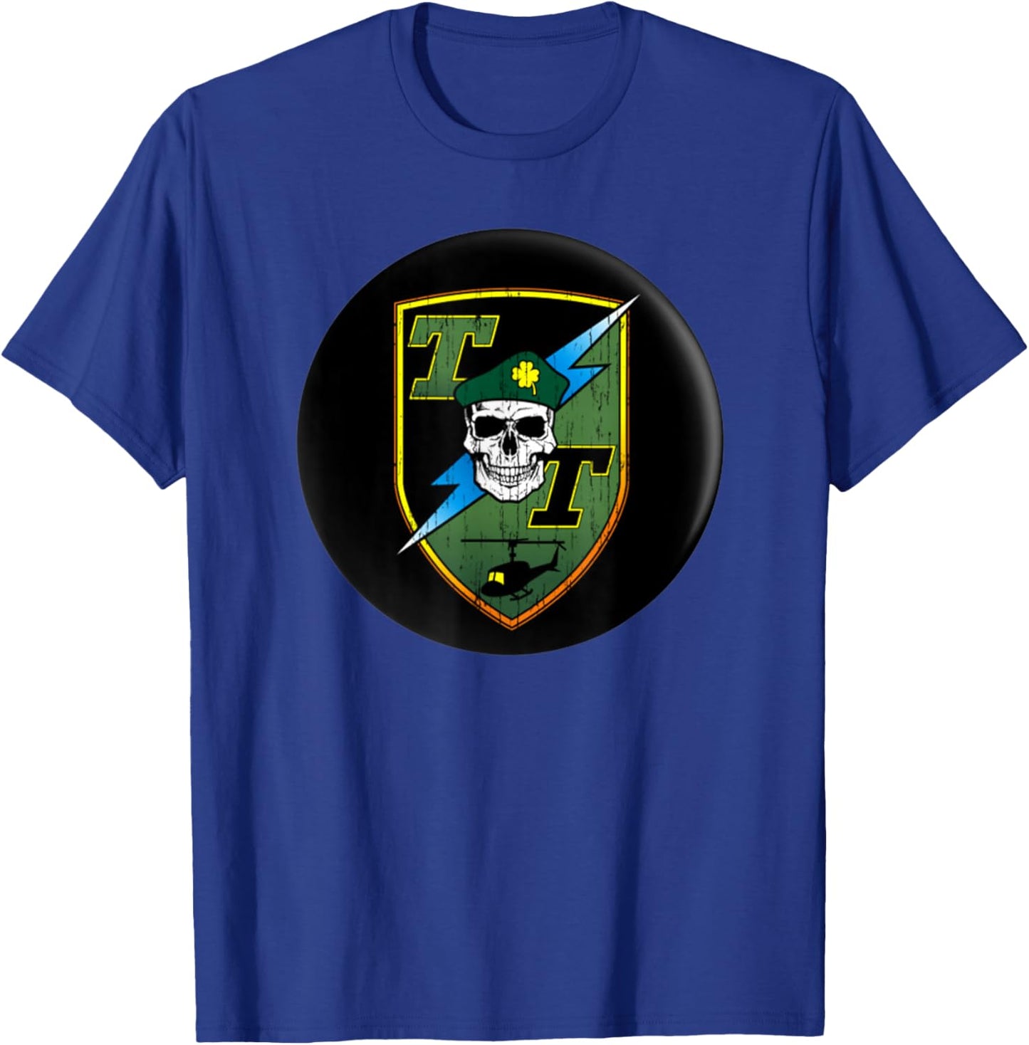 Tropic Thunder Movie, Tropic Badge, Funny Movie T-Shirt - T-Shirt | Royal
