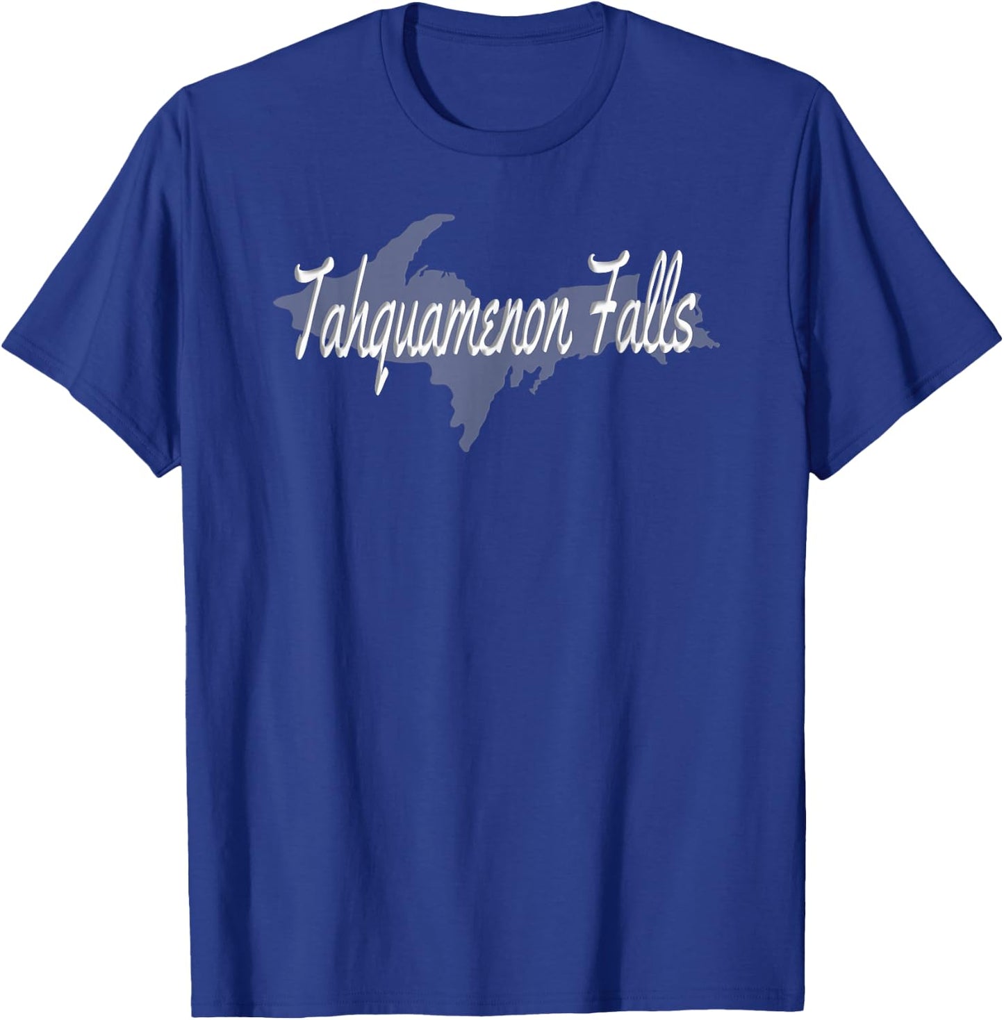 Tahquamenon Falls Upper Peninsula Michigan UP Waterfalls T-Shirt - T-Shirt | Royal