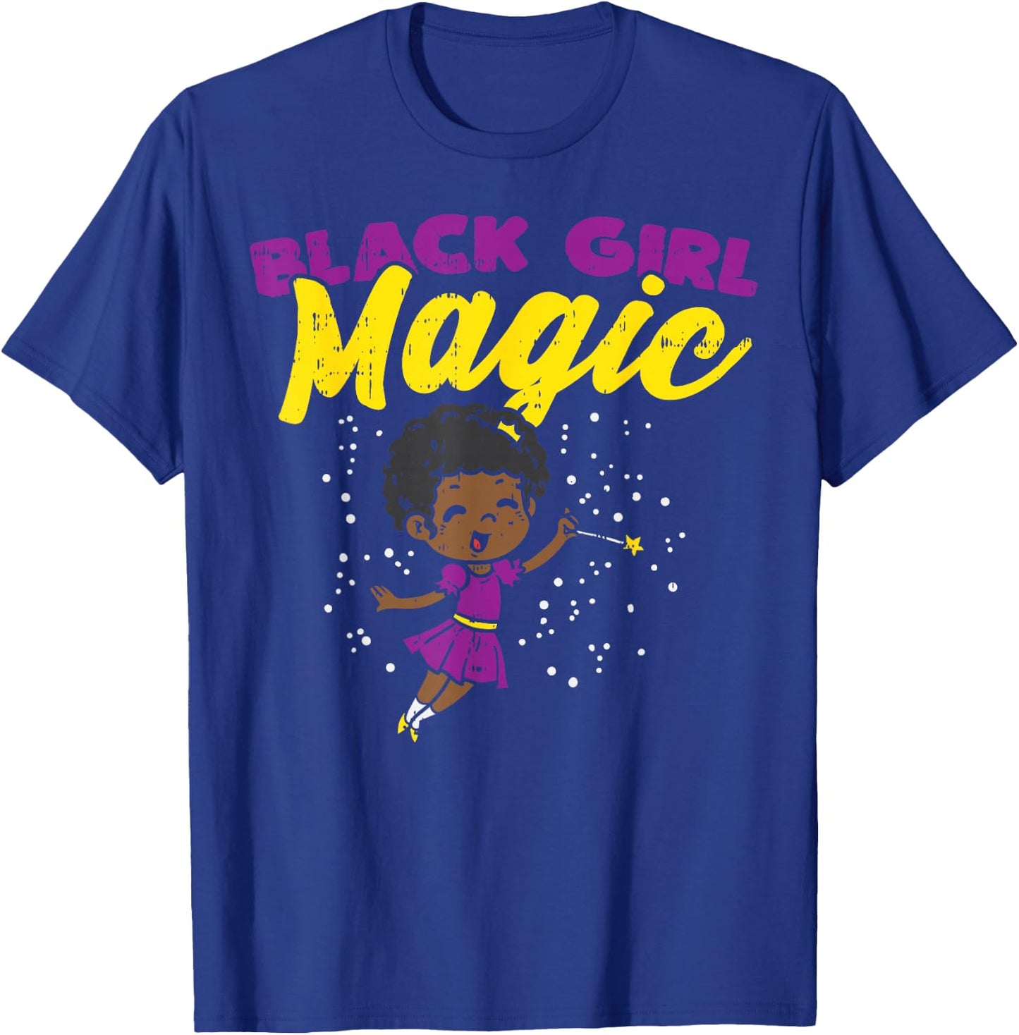Black Girl Magic Fairy Black Pride African Melanin BLM Women T-Shirt - T-Shirt | Royal
