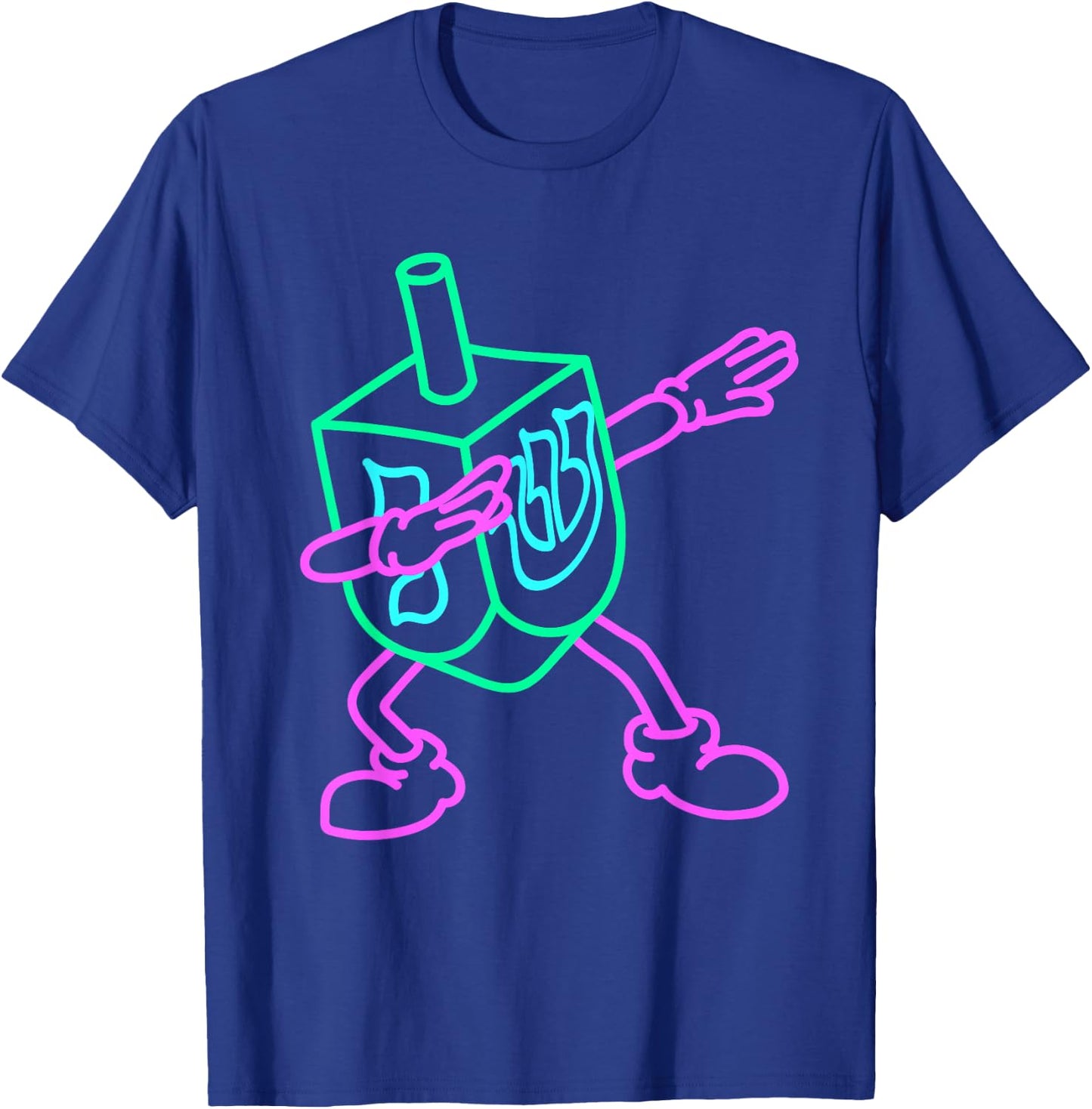 Dabbing Dreidel Funny Hanukkah Gifts for Kids T-Shirt - T-Shirt | Royal