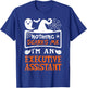 Funny Halloween Vampire Executive Assistant T-Shirt - T-Shirt | Royal