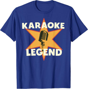 Karaoke Legend - Acapella Singer Funny Karaoke T-Shirt - T-Shirt | Royal
