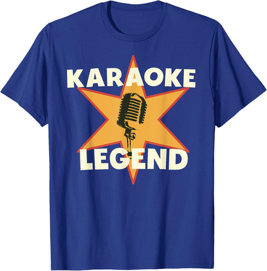 Karaoke Legend - Acapella Singer Funny Karaoke T-Shirt - T-Shirt | Royal