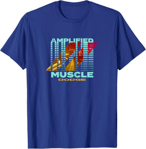 Dodge Amplified Muscle T-Shirt - T-Shirt | Royal