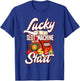 Lucky Slot Machine Casino Las Vegas Gambling T-Shirt - T-Shirt | Royal