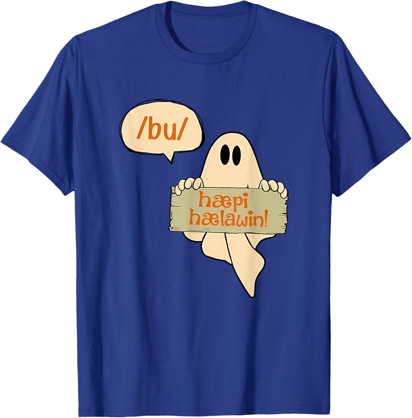 Speech Therapist Halloween shirt SLP Halloween Phonetics T-Shirt - T-Shirt | Royal