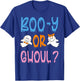Boo-y or Ghoul? - Halloween Gender Reveal Design T-Shirt - T-Shirt | Royal